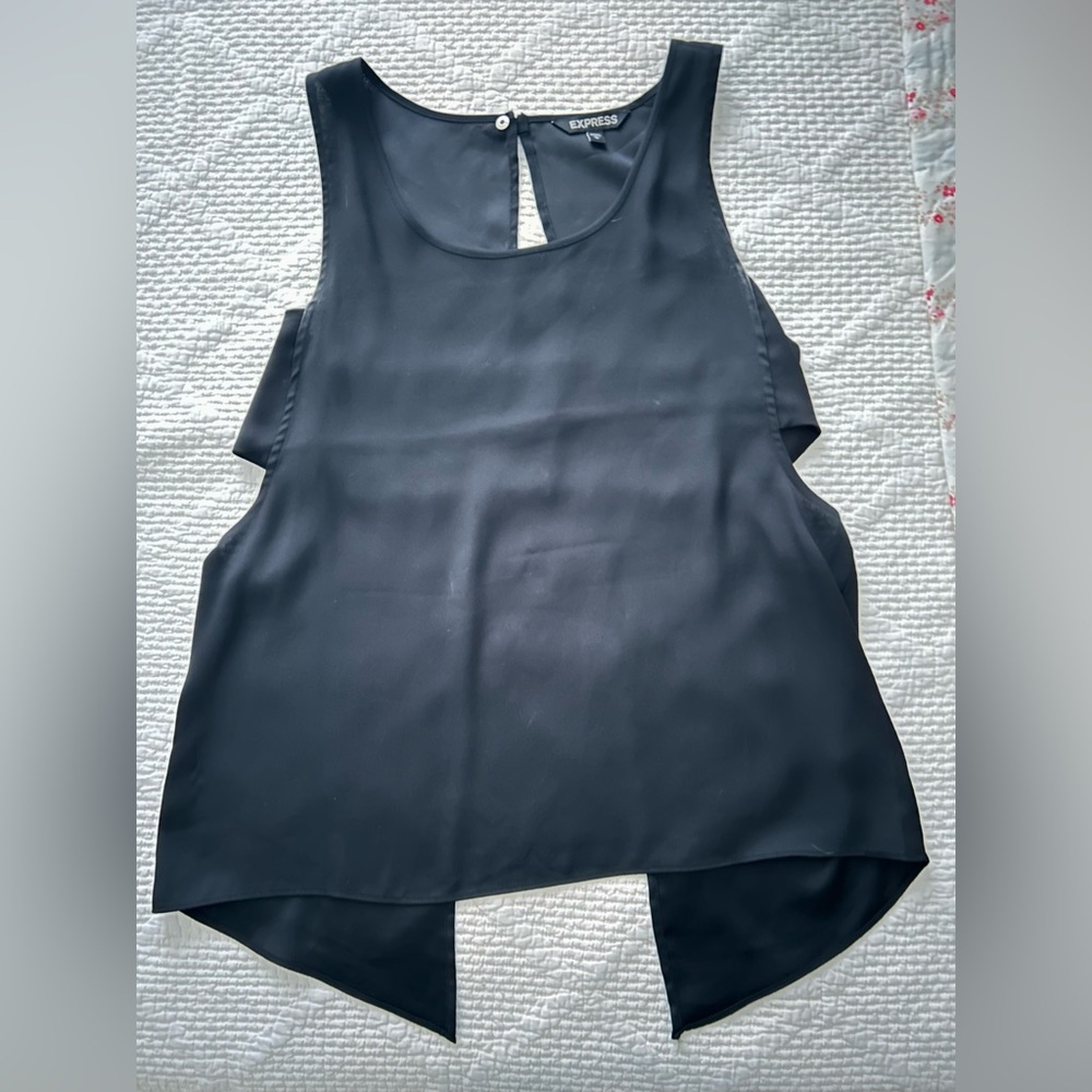 Express Black Sleeveless Tank Top